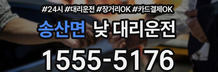 송산면 낮 대리운전