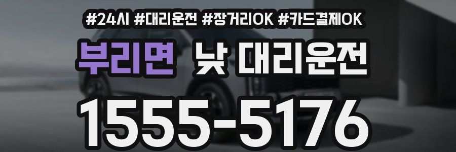 부리면 낮 대리운전
