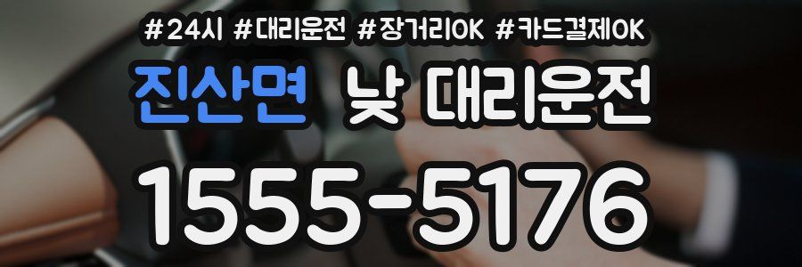 진산면 낮 대리운전