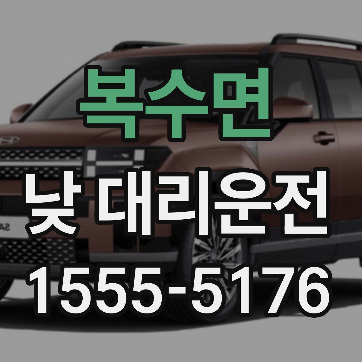 복수면 낮 대리운전