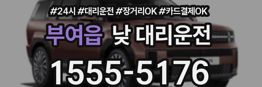 부여읍 낮 대리운전