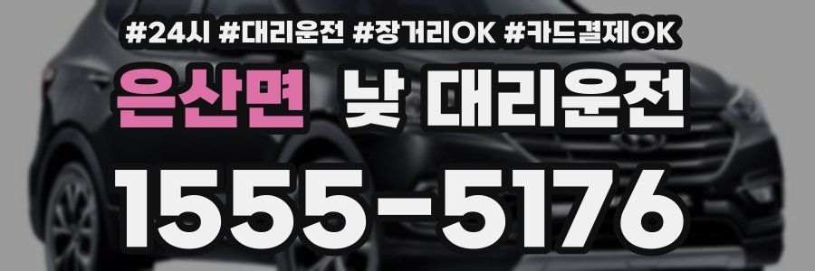 은산면 낮 대리운전