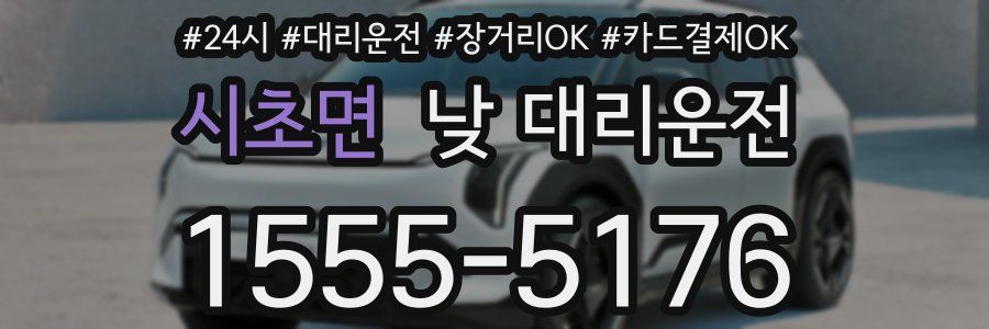 시초면 낮 대리운전