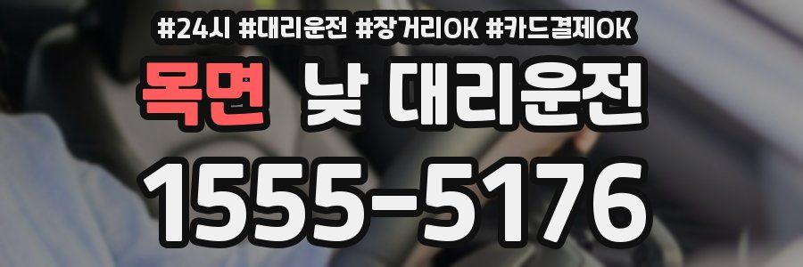 목면 낮 대리운전