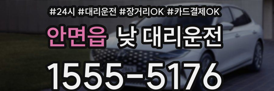 안면읍 낮 대리운전