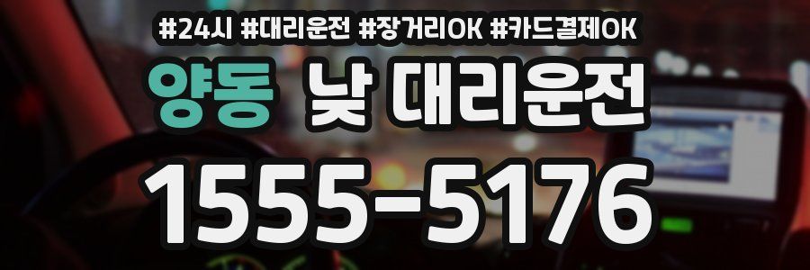 양동 낮 대리운전