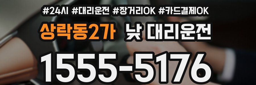 상락동2가 낮 대리운전