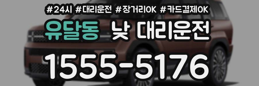 유달동 낮 대리운전