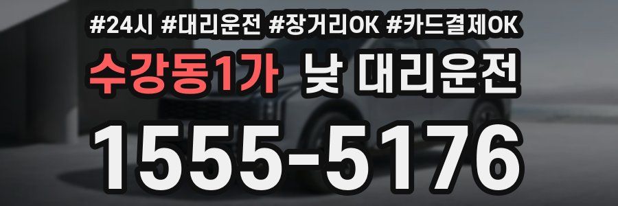 수강동1가 낮 대리운전