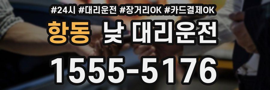 항동 낮 대리운전