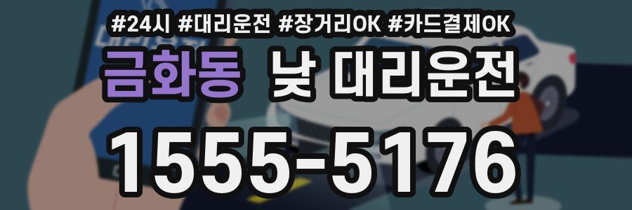 금화동 낮 대리운전