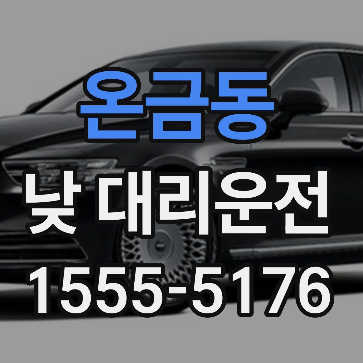 온금동 낮 대리운전