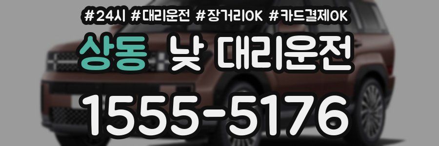 상동 낮 대리운전