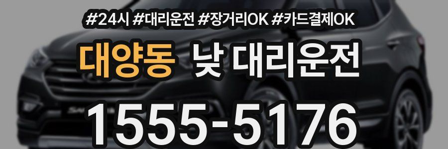 대양동 낮 대리운전