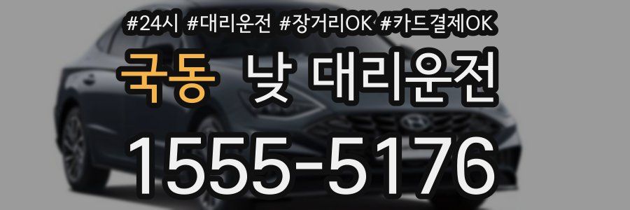 국동 낮 대리운전
