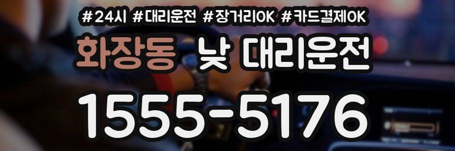 화장동 낮 대리운전