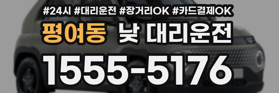 평여동 낮 대리운전
