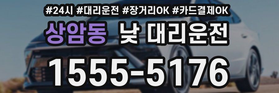 상암동 낮 대리운전