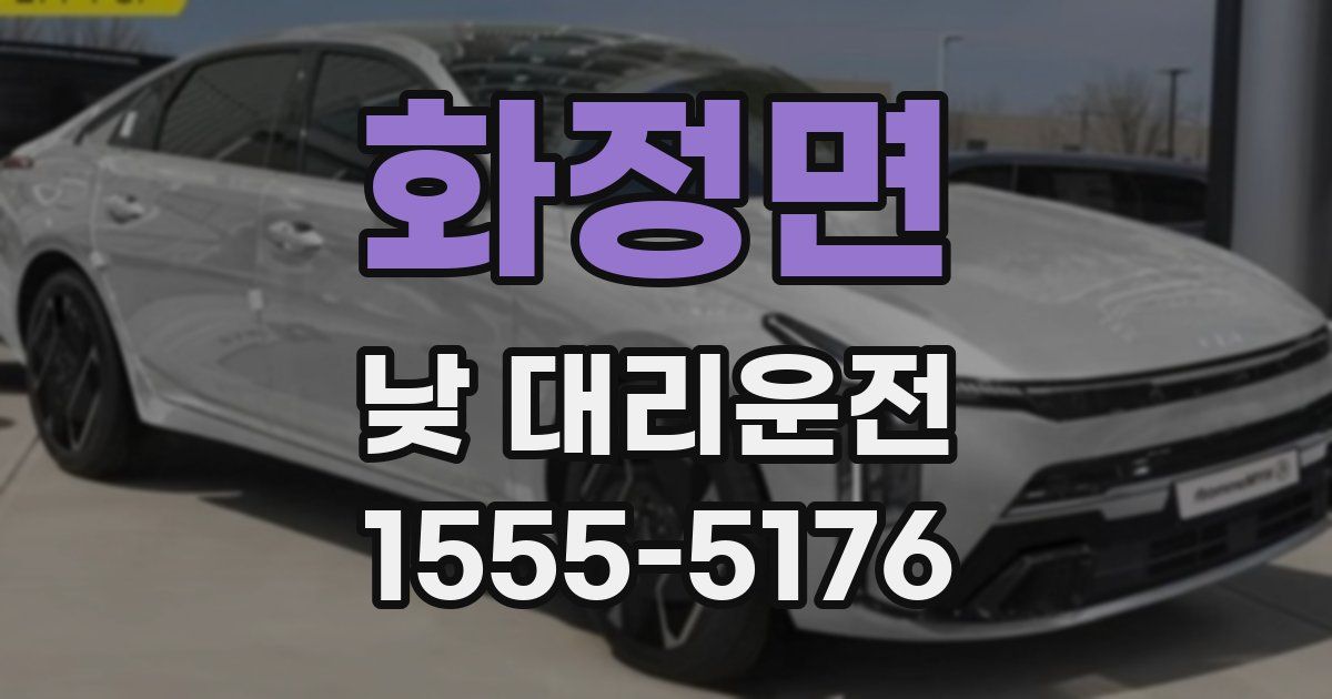 화정면 낮 대리운전