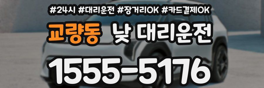 교량동 낮 대리운전