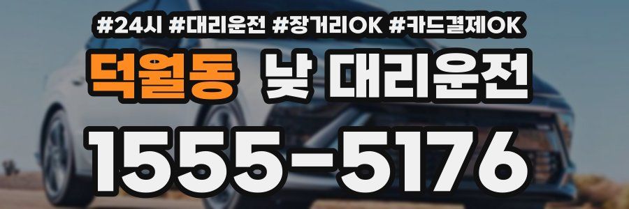 덕월동 낮 대리운전