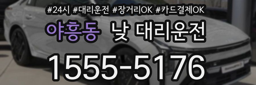 야흥동 낮 대리운전