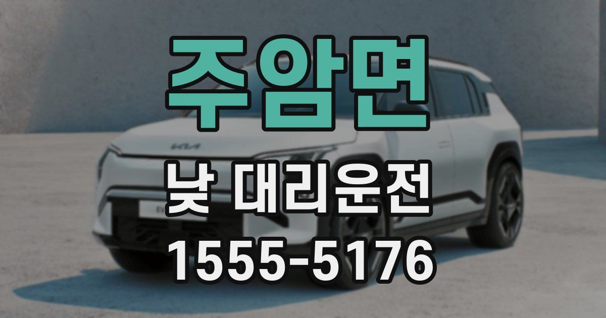 주암면 낮 대리운전