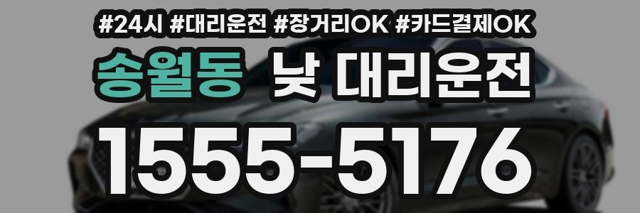 송월동 낮 대리운전