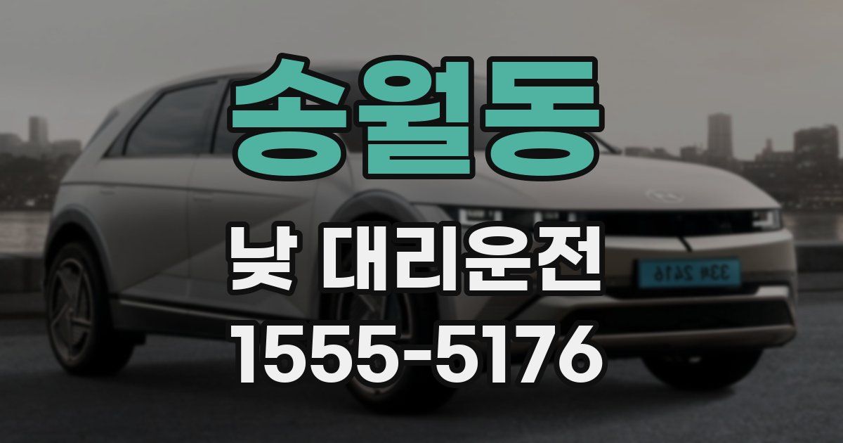 송월동 낮 대리운전