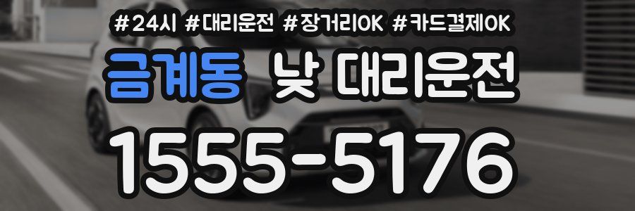 금계동 낮 대리운전