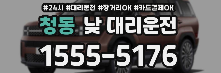 청동 낮 대리운전