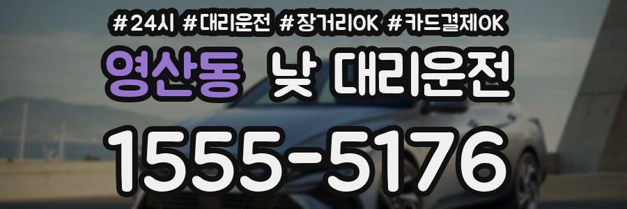 영산동 낮 대리운전