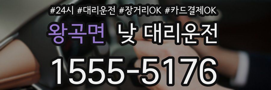 왕곡면 낮 대리운전