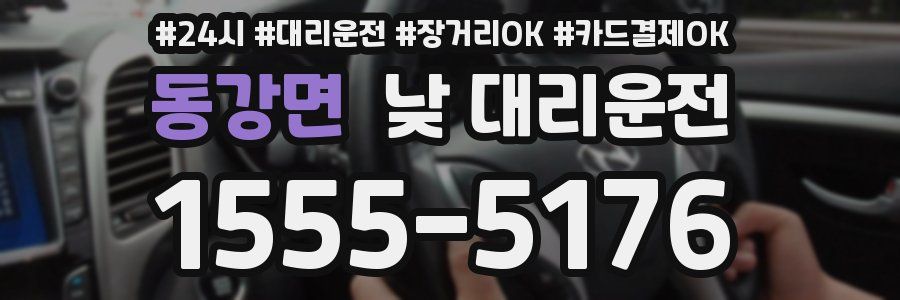 동강면 낮 대리운전
