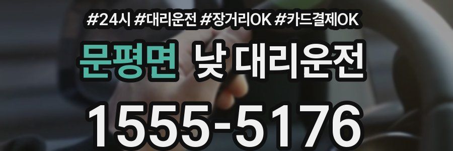 문평면 낮 대리운전