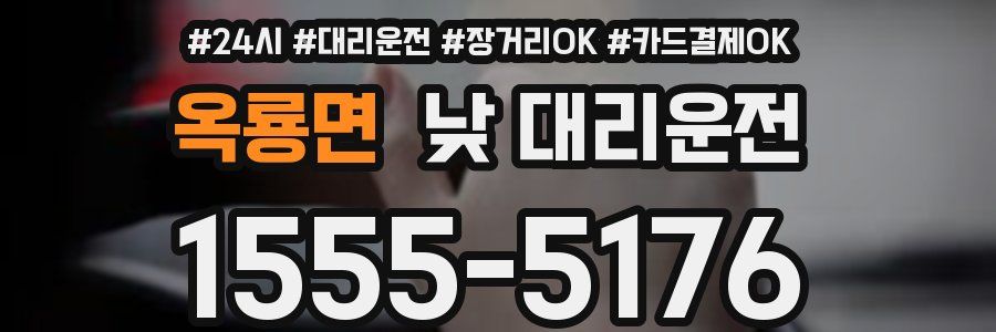 옥룡면 낮 대리운전
