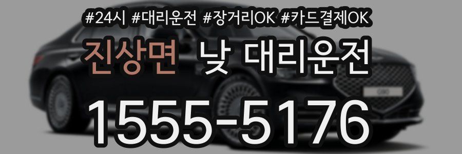 진상면 낮 대리운전
