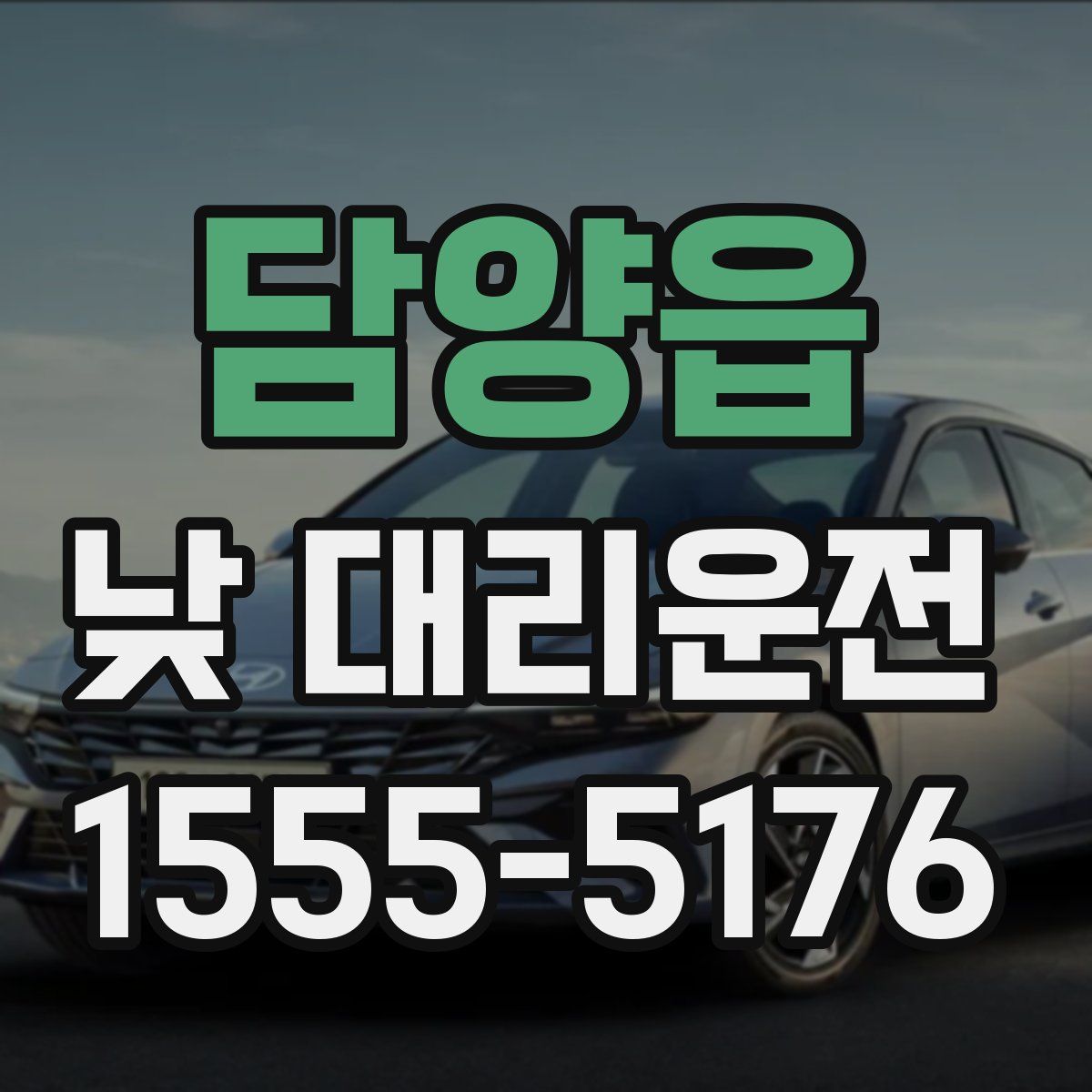 담양읍 낮 대리운전