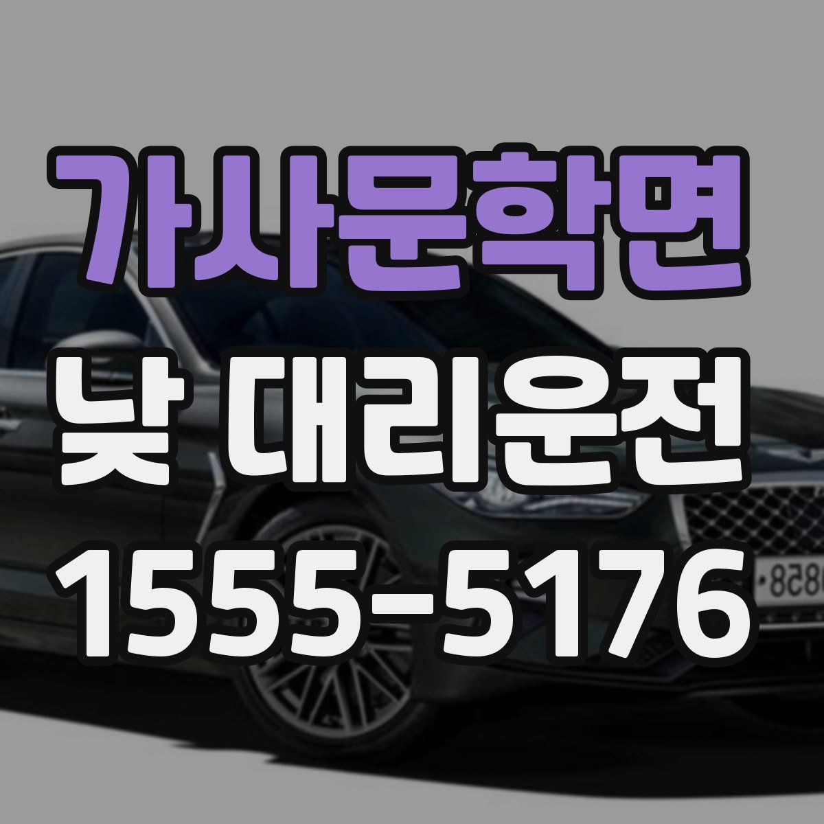 가사문학면 낮 대리운전