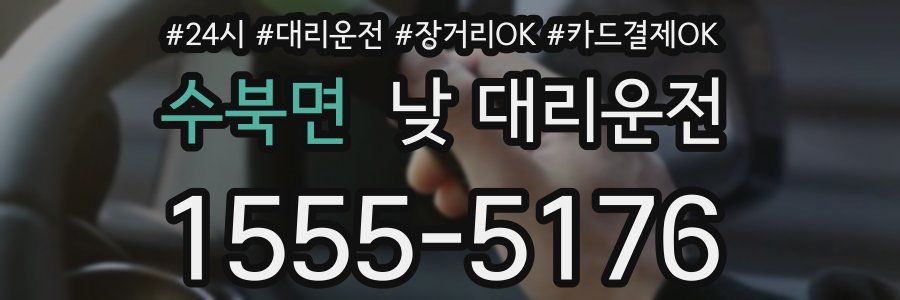 수북면 낮 대리운전
