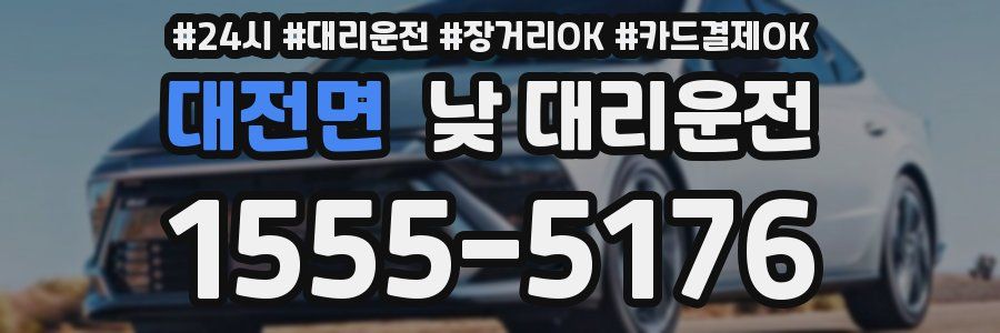 대전면 낮 대리운전