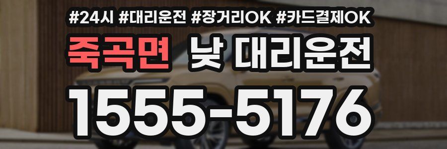 죽곡면 낮 대리운전
