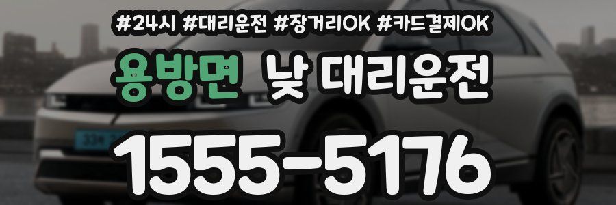 용방면 낮 대리운전