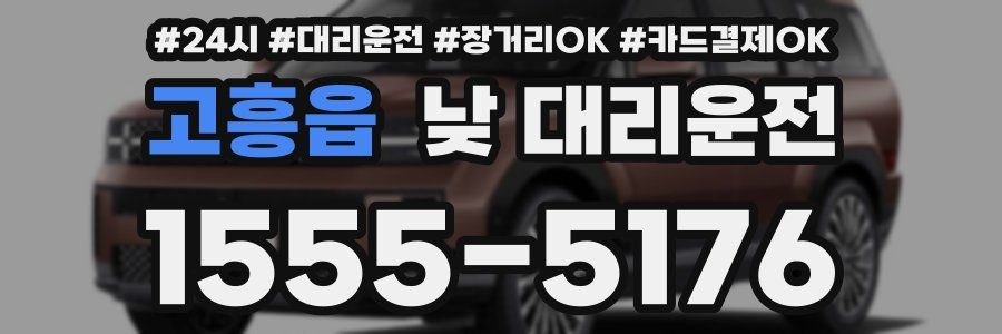 고흥읍 낮 대리운전