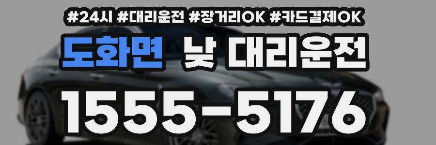 도화면 낮 대리운전
