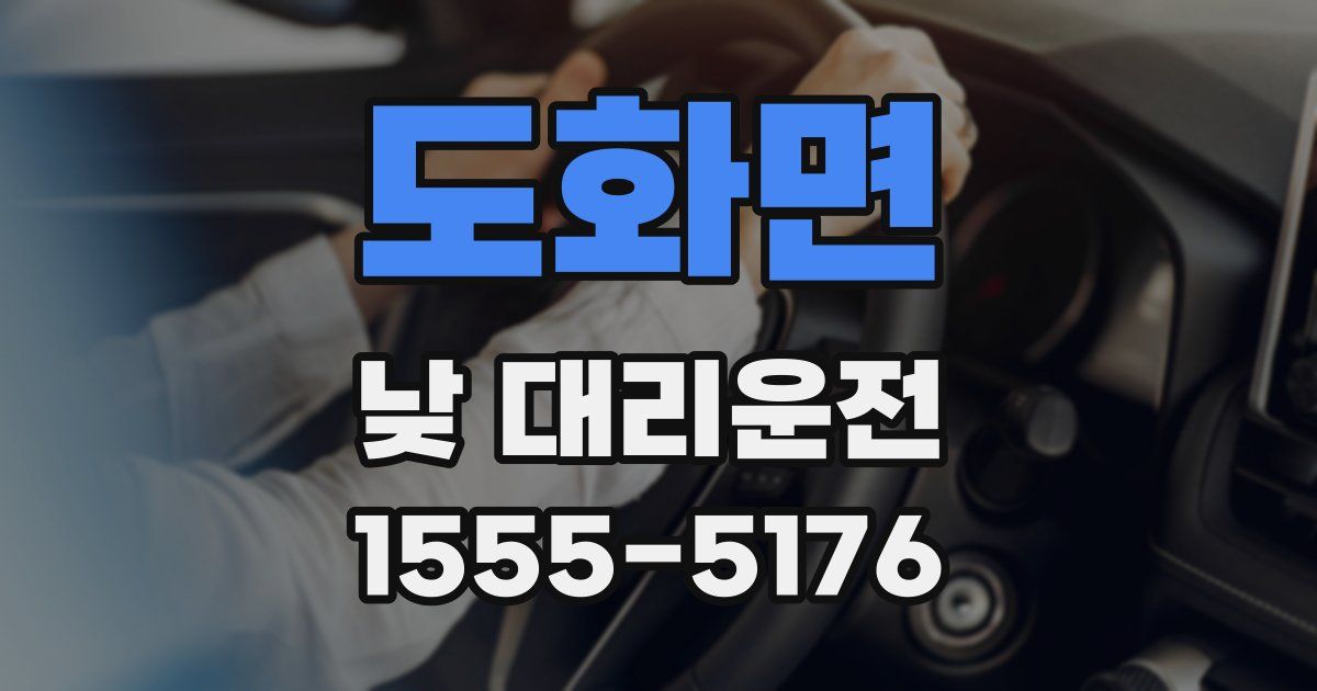 도화면 낮 대리운전