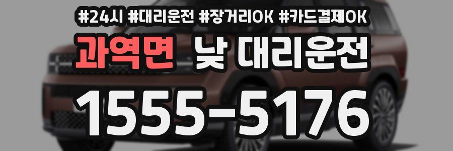 과역면 낮 대리운전