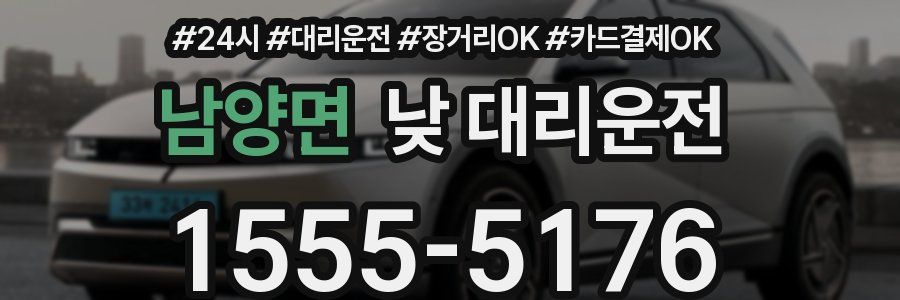남양면 낮 대리운전