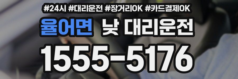 율어면 낮 대리운전
