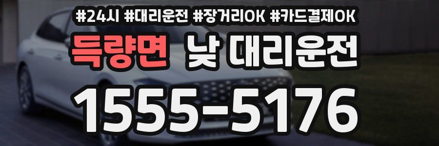득량면 낮 대리운전